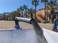 Un graduado en Tecnologías Industriales de la UPCT patenta un sistema para extraer y filtrar los fangos del Mar Menor