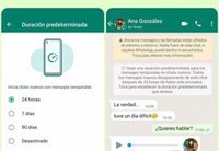 WhatsApp despliega una función para configurar varios chats existentes en temporales a la vez