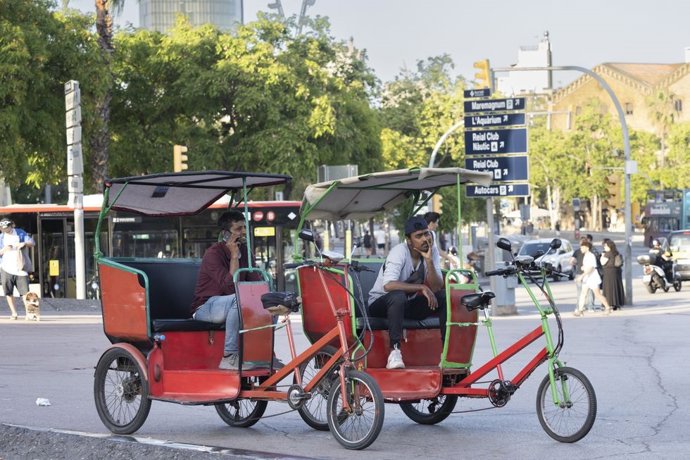 Bicitaxis a Barcelona
