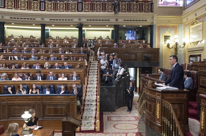 Debate sobre el Estado de la Nación, en el Congreso de los Diputados, a 12 de julio de 2022, en Madrid (España).