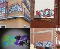Pillado 'in franganti' el grafitero 'KOPS', al que se atribuye un centenar de pintadas en Valladolid