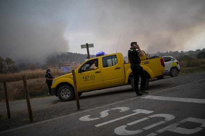 Efectius durant les tasques d'extinció
