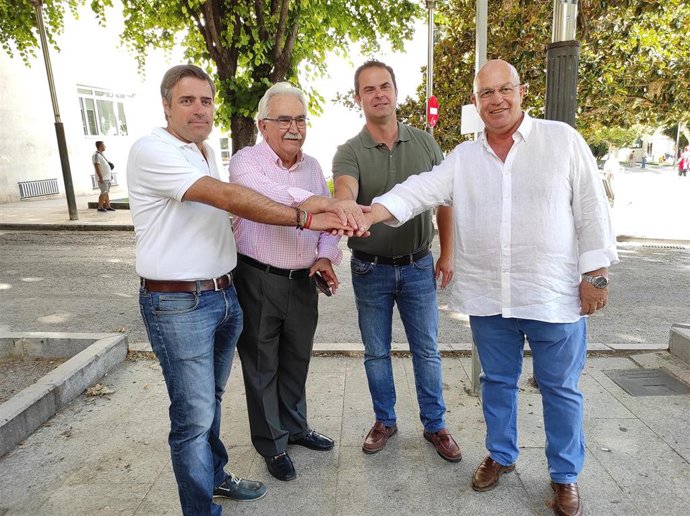 Responsables de las organizaciones convocantes de las tractoradas