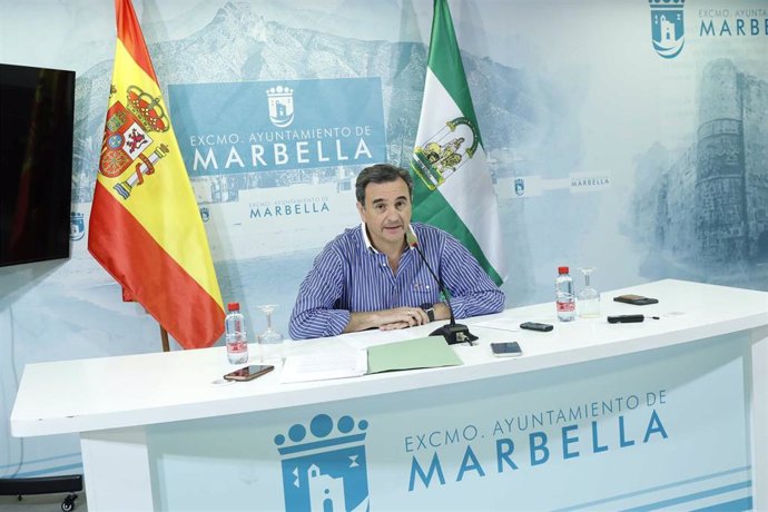El portavoz municipal de Marbella, Félix Romero, en una imagen de archivo  