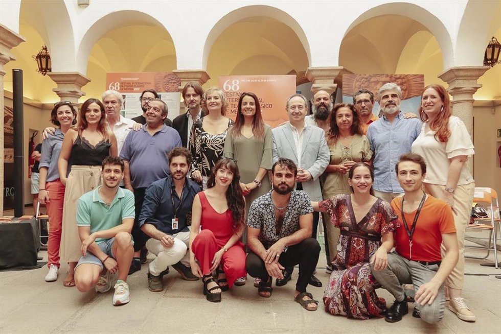Presentación de la obra 'Minerva' del Festival de Teatro Clásico de Mérida