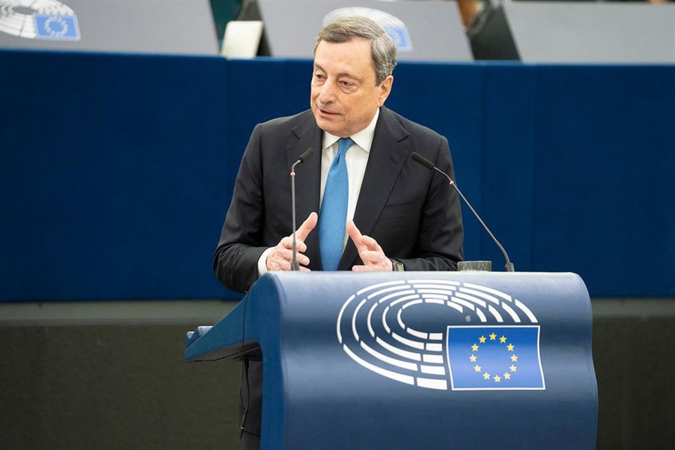 Archivo - El primer ministro italiano, Mario Draghi.