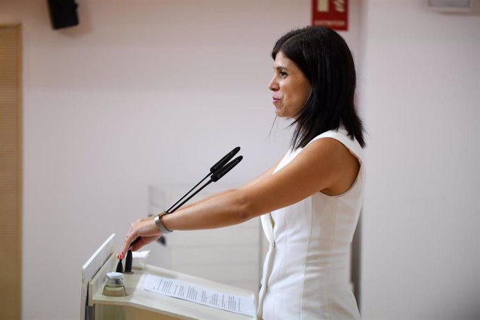 Marta Vilalta durante la rueda de prensa.