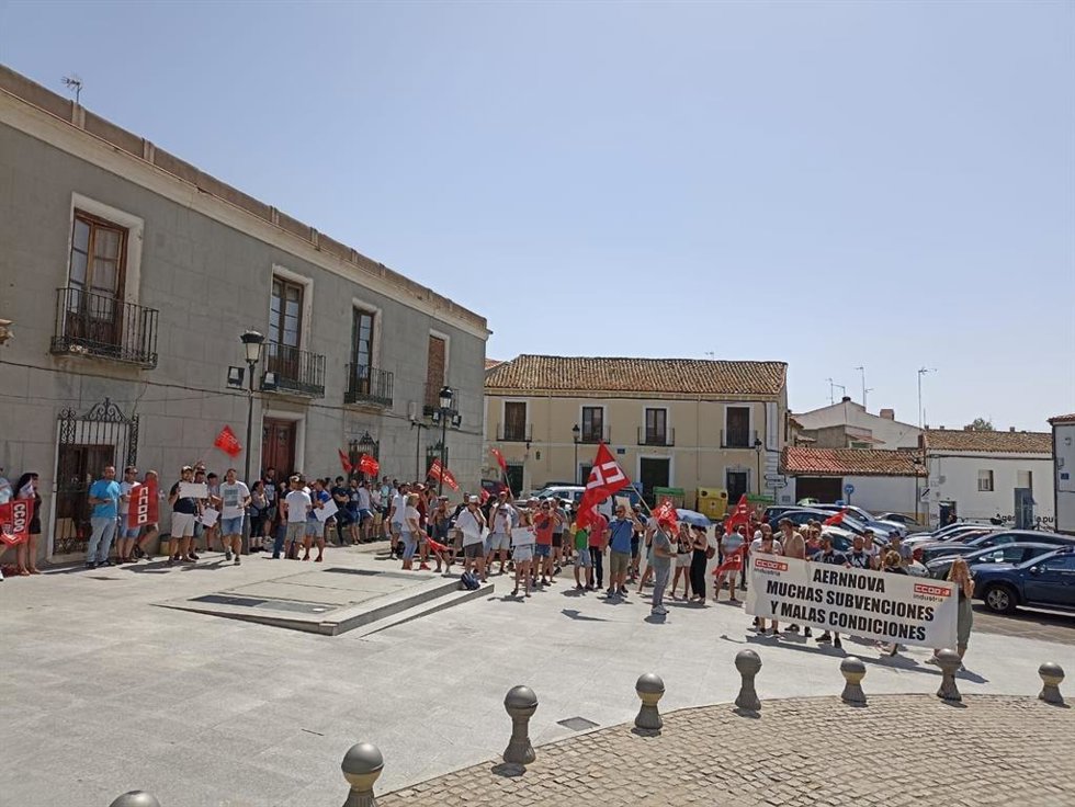 Protesta Illescas Aernnova