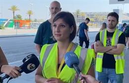 Archivo - La portaveu d'USO a Barcelona Monica Ortega 