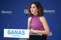 Ayuso ve a Sánchez "anclado en la izquierda más extrema" y rechaza "el discurso socialista de dependencia del Estado"