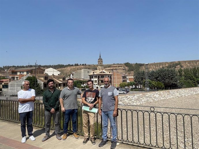 Finalizan las obras de la escollera que protege a Murillo de Río Leza de las avenidas torrenciales del río Jubera