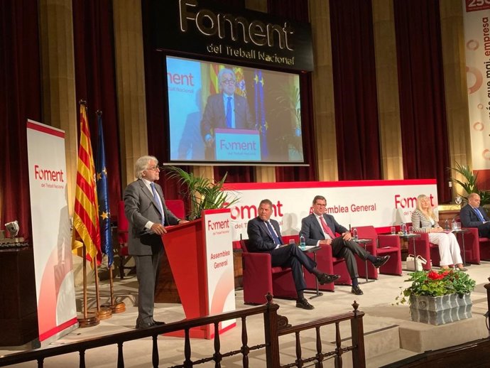 El president de Foment del Treball, Josep Sánchez Llibre