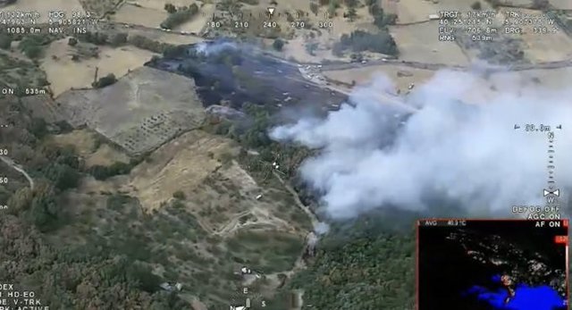 Incendio en Extremadura