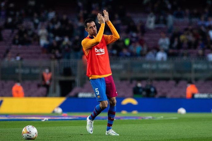 Archivo - El jugador del FC Barcelona Sergio Busquets.