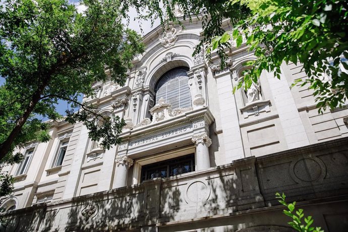 Fachada del Tribunal Supremo, en Madrid (España).