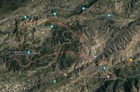 Un incendio forestal en La Vall d'Alcalà quema 1.900 m2