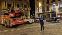 Apagado un pequeño incendio en una alcantarilla en la Plaza Consistorial de Pamplona, sin consecuencias