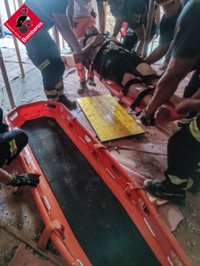 Herido un trabajador en una zona de obras de Orihuela Costa