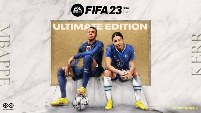 Kylian Mbappé y Sam Kerr en la portada global de FIFA 23