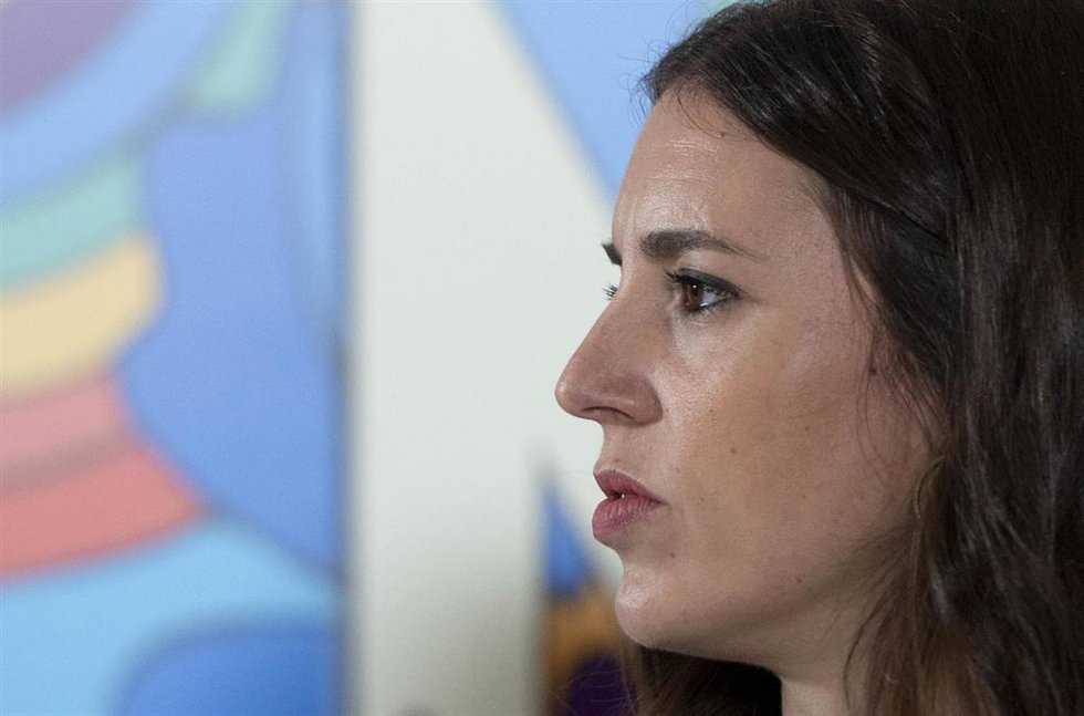 La ministra de Igualdad, Irene Montero