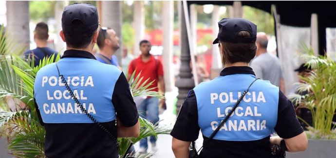 Archivo - Agentes de la Policía Local de Santa Cruz de Tenerife