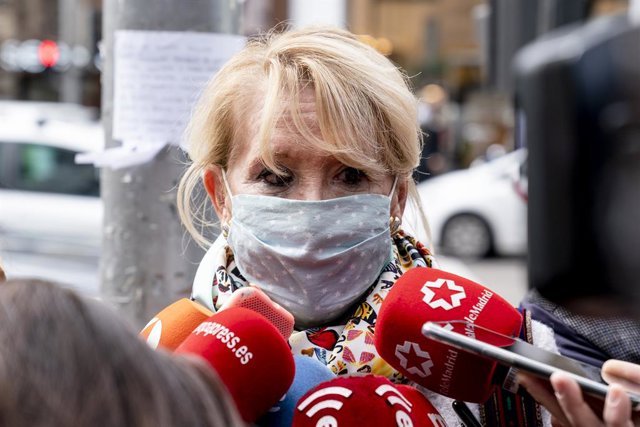 Archivo - l'expresidenta de Madrid Esperanza Aguirre 