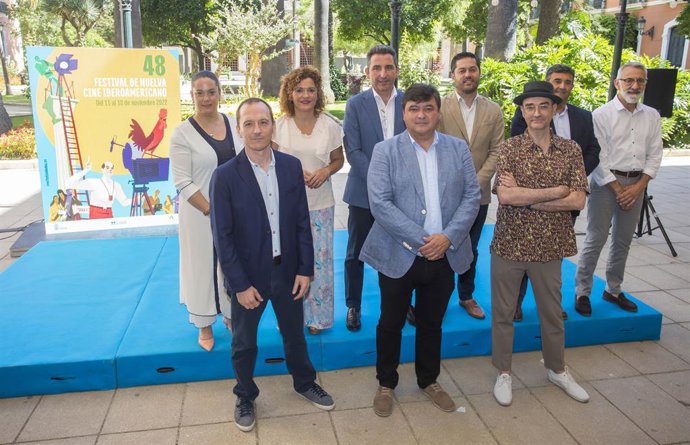 Presentación del cartel anunciador de la 48 edición del Festival de Cine Iberoamericano de Huelva.