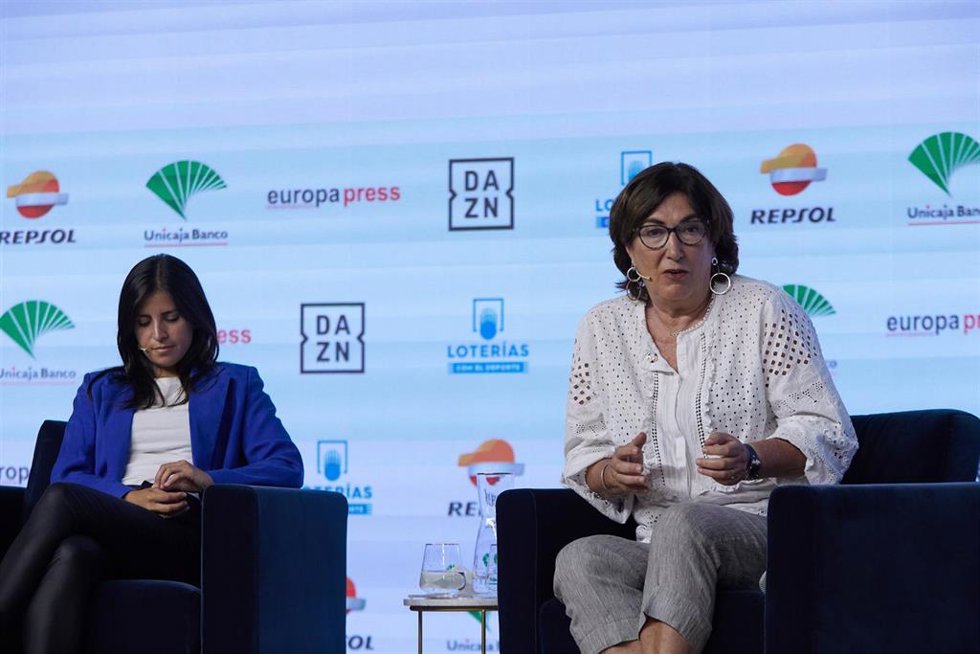 Marisol Casado durante el Desayuno Deportivo de Europa Press Las mujeres que mandan en el deporte