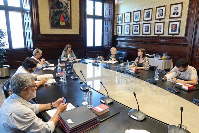 Reunió de la Mesa del Parlament