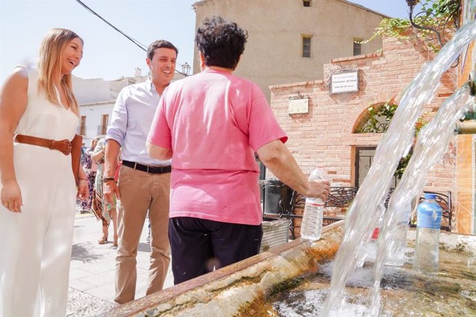 Javier Aureliano García visita el municipio de Vélez-Rubio (Almería)