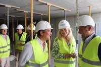 Junta señala que avanzan a "buen ritmo" las obras de construcción de las 60 viviendas públicas en Matadero Sur en Cádiz