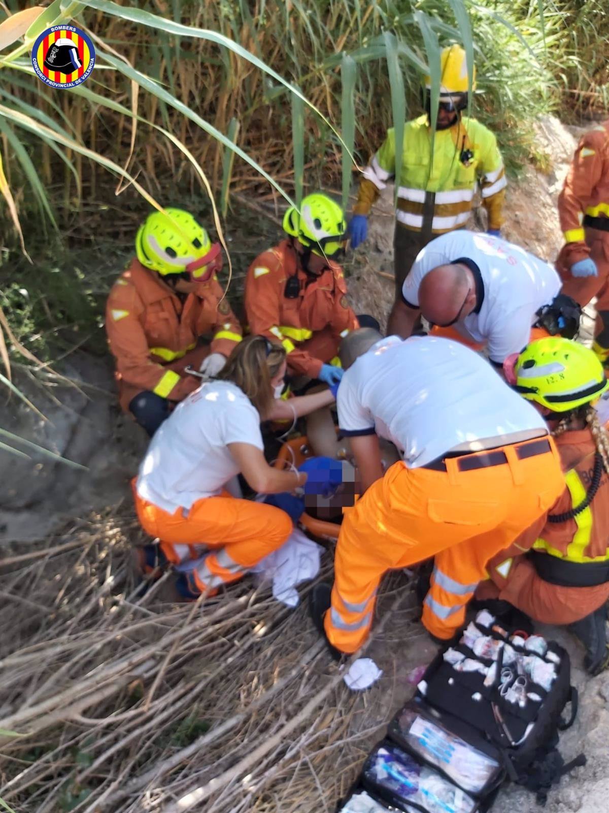 Duplicación grosor amortiguar Muere un hombre tras ser rescatado en aguas del río Turia en Benaguasil
