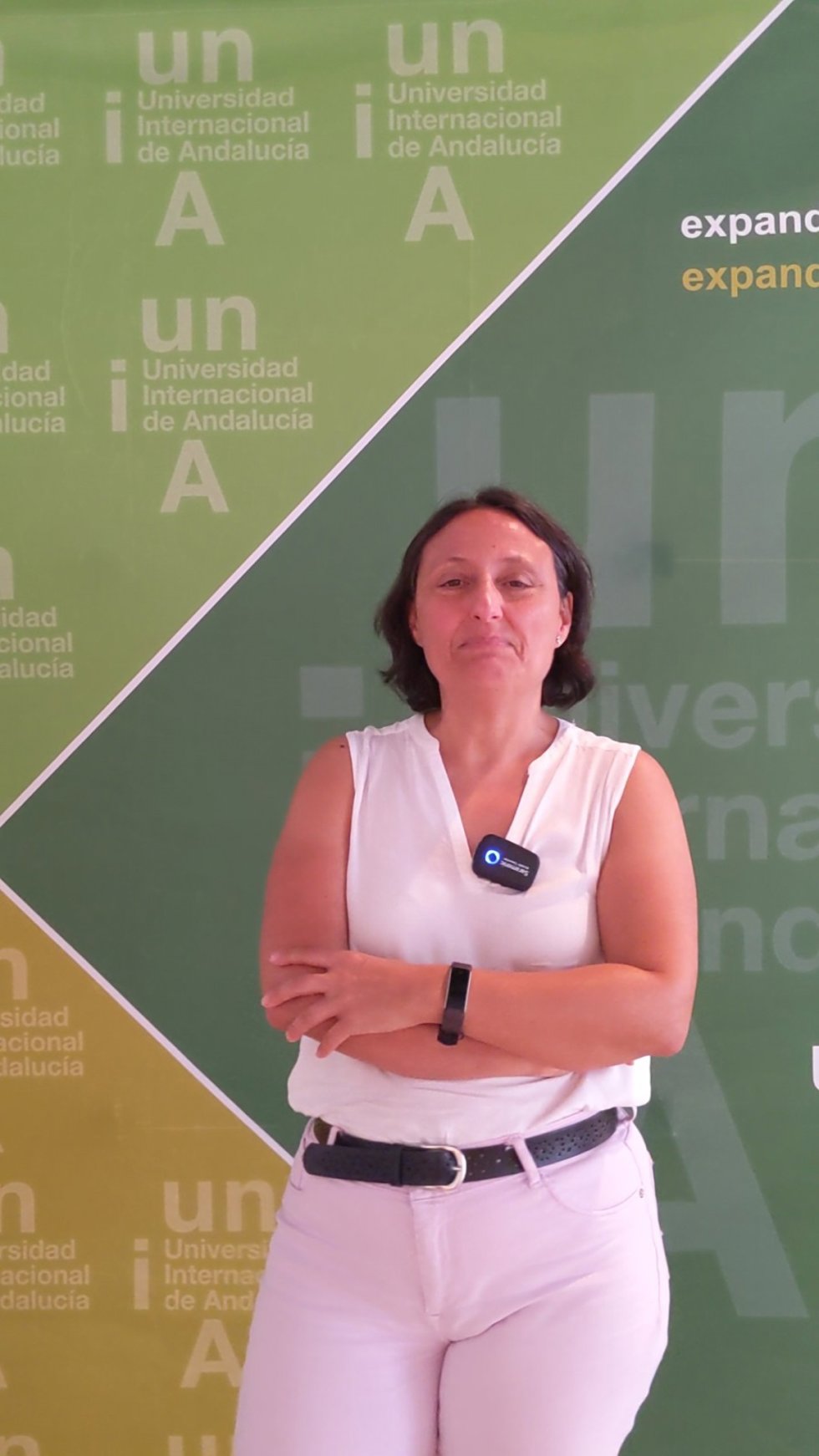 La profesora del curso y catedrática experta en Ingeniería de telecomunicaciones, M Carmen Aguayo