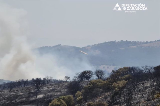 Incendio de Ateca (Zaragoza).