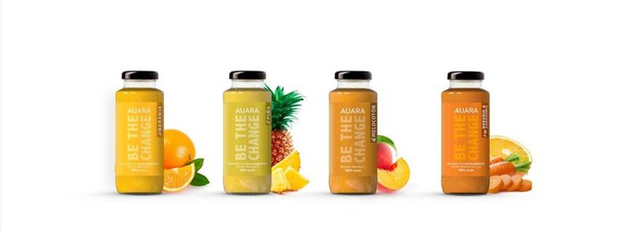 Hijos de Rivera lanza sus zumos AUARA