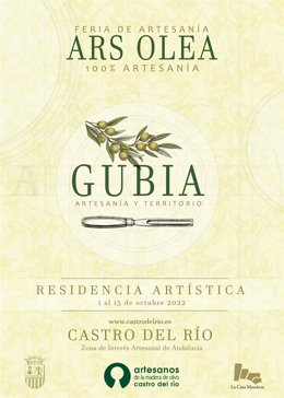 Cartel de la residencia artística Gubia.