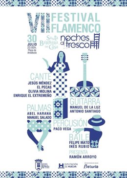 Cartel del VII Festival Flamenco 'Noches al Fresco'.