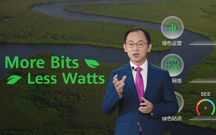 Ryan Ding speaking at Day 2 of Win-WinHuawei Innovation Week