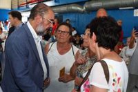 Lambán, "muy preocupado" por el incendio de Ateca, pero "muy satisfecho" por la coordinación del operativo