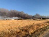 Perimetrados los incendios de Torrecilla sobre Alesanco y Badarán y controlado el de Logroño