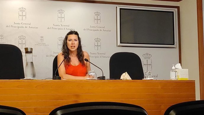 La diputada de Podemos en la Junta General, Nuria Rodríguez