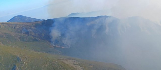 Incendio de Montes de Valdueza (León).