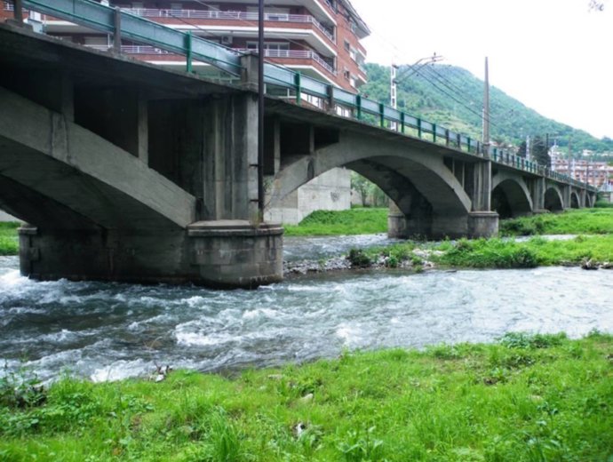 Puente sobre el río Ter en Ripoll (Girona)