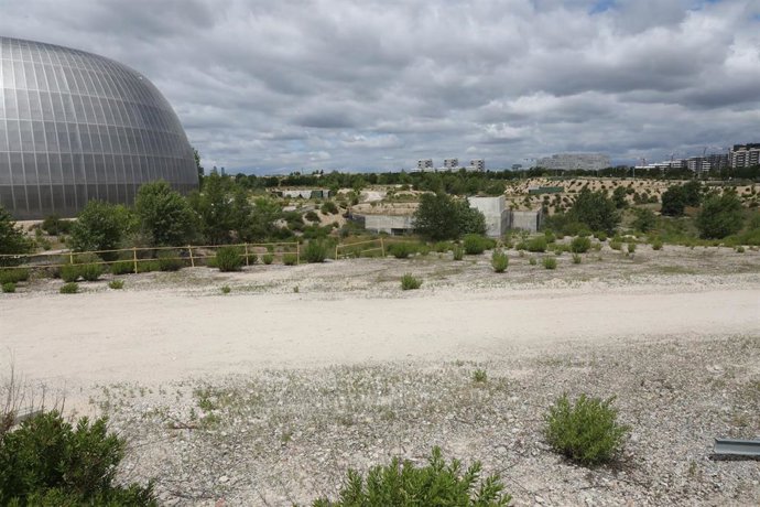 Archivo - Terrenos en Valdebebas, próximos a la Ciudad de la Justicia.