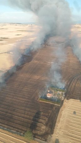 Incendio en el municipio de Santo Domingo