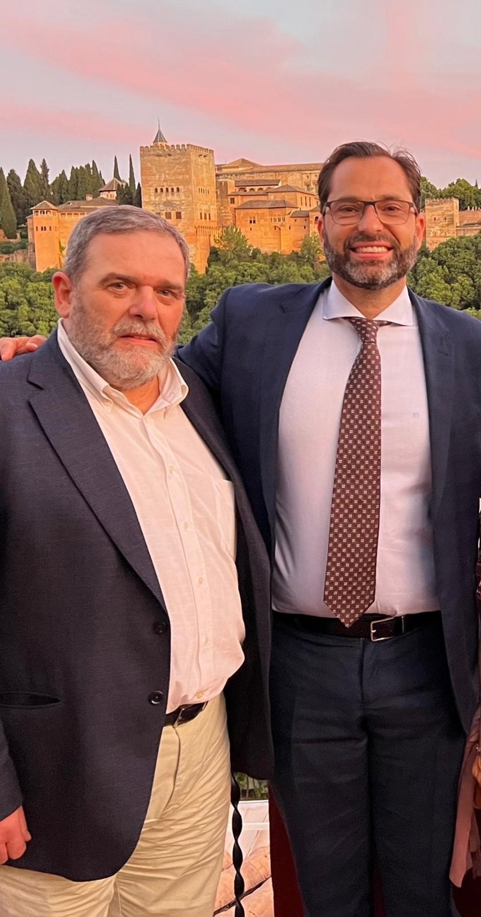 Los doctores Carnero Pardo y Romero Imbroda