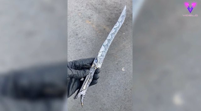 Así es un cuchillo hecho a partir de un meteorito de 4.500 millones de años