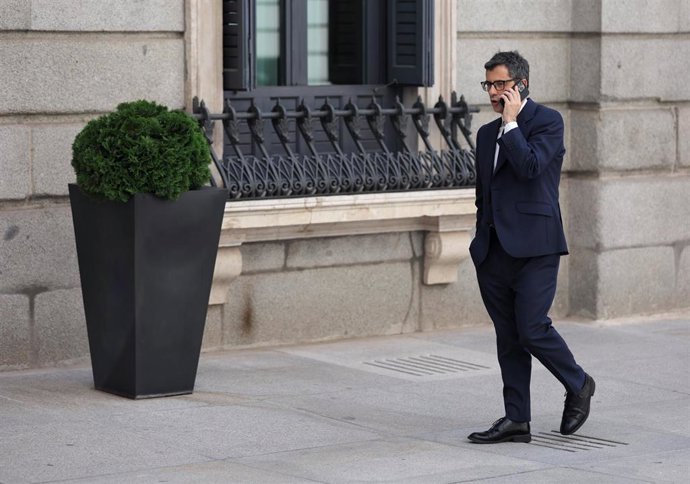 El ministro de la Presidencia, Relaciones con las Cortes y Memoria Democrática, Félix Bolaños