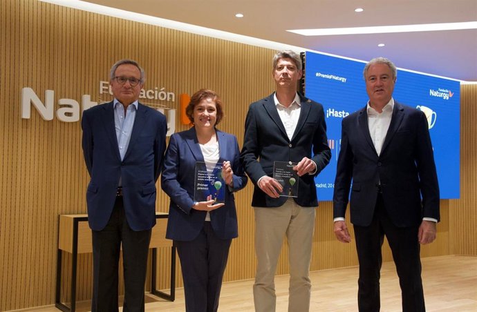 Galardonados en la tercera edición del Premio a la mejor iniciativa social en el ámbito energético de Fundación Naturgy