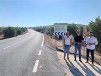 Diputación de Jaén finaliza la mejora de la carretera entre Las Infantas y Villargordo, con 515.000 euros de inversión